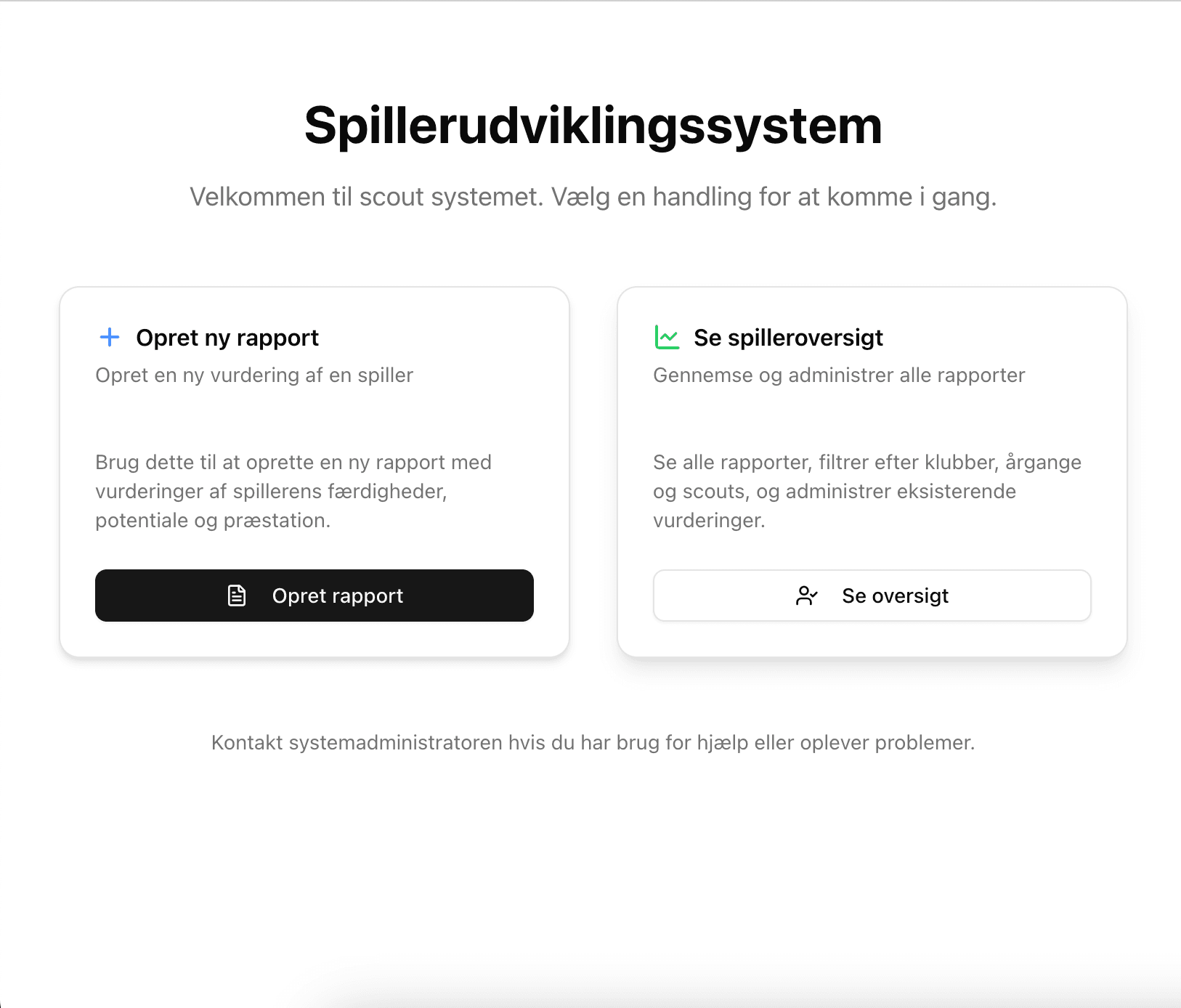 Football Scout System
