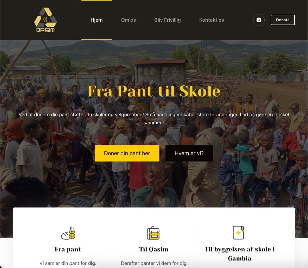 Portfolio website showcase - Qasim.nu